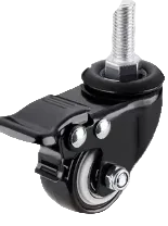 Black Wheel Swivel دولاب عرباية