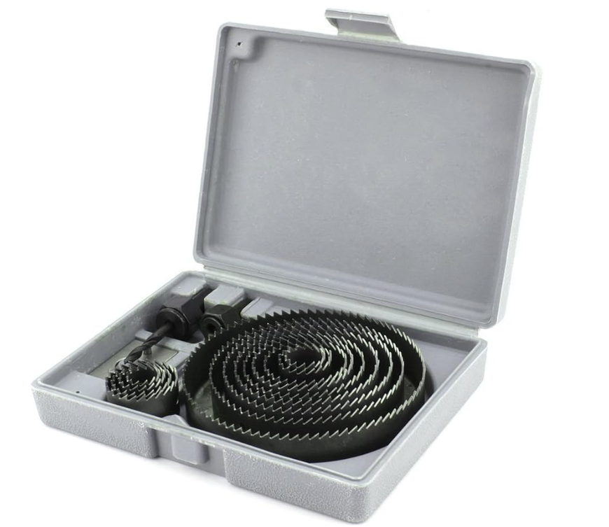 Hole Cutting Set For Wood 16pcs طقم قوارات خشب و بلاستيك