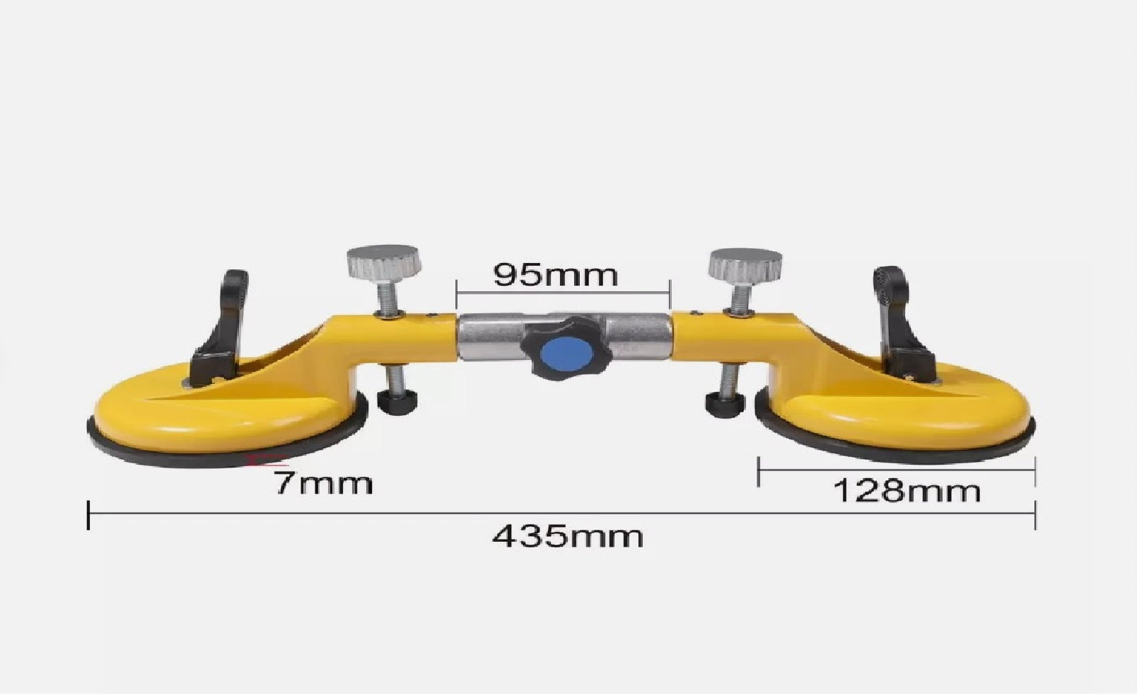 Tile Adjusting Carrying Cup 150mm Foldable Twin Cups