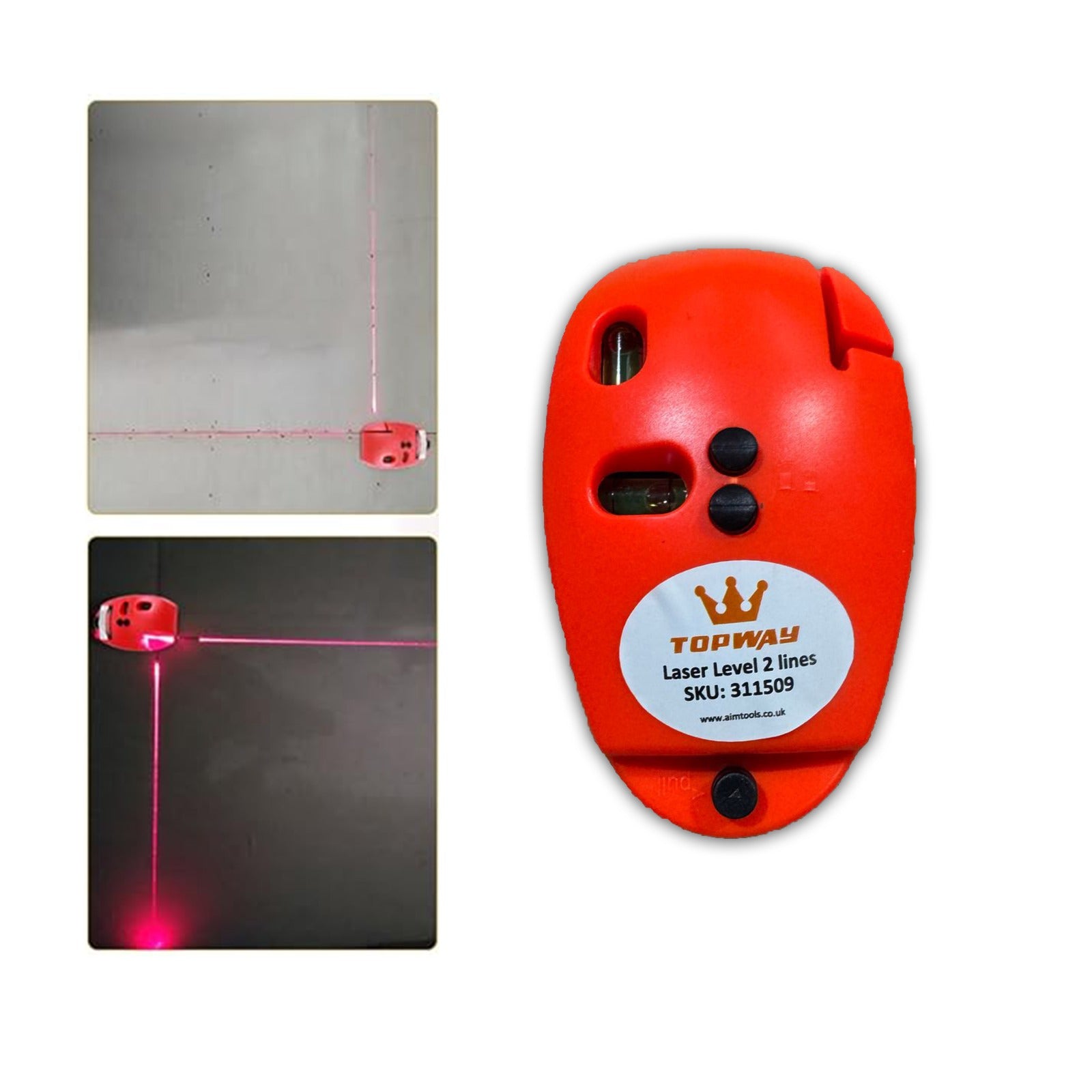 Laser Level 2 Lines Right Angle Measuring Tool