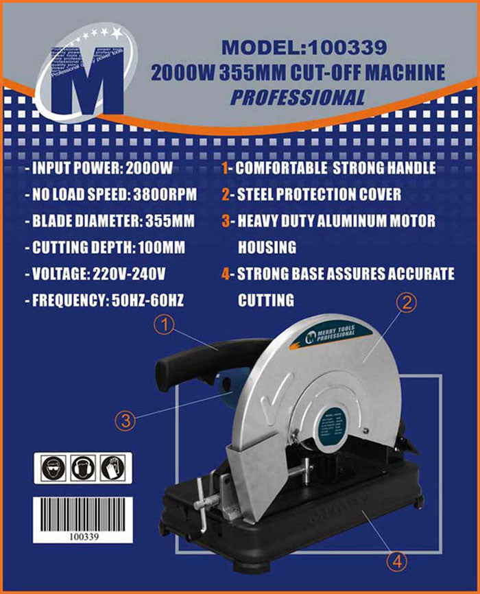 100339 Cut Off Machine 355Mm, 2200W