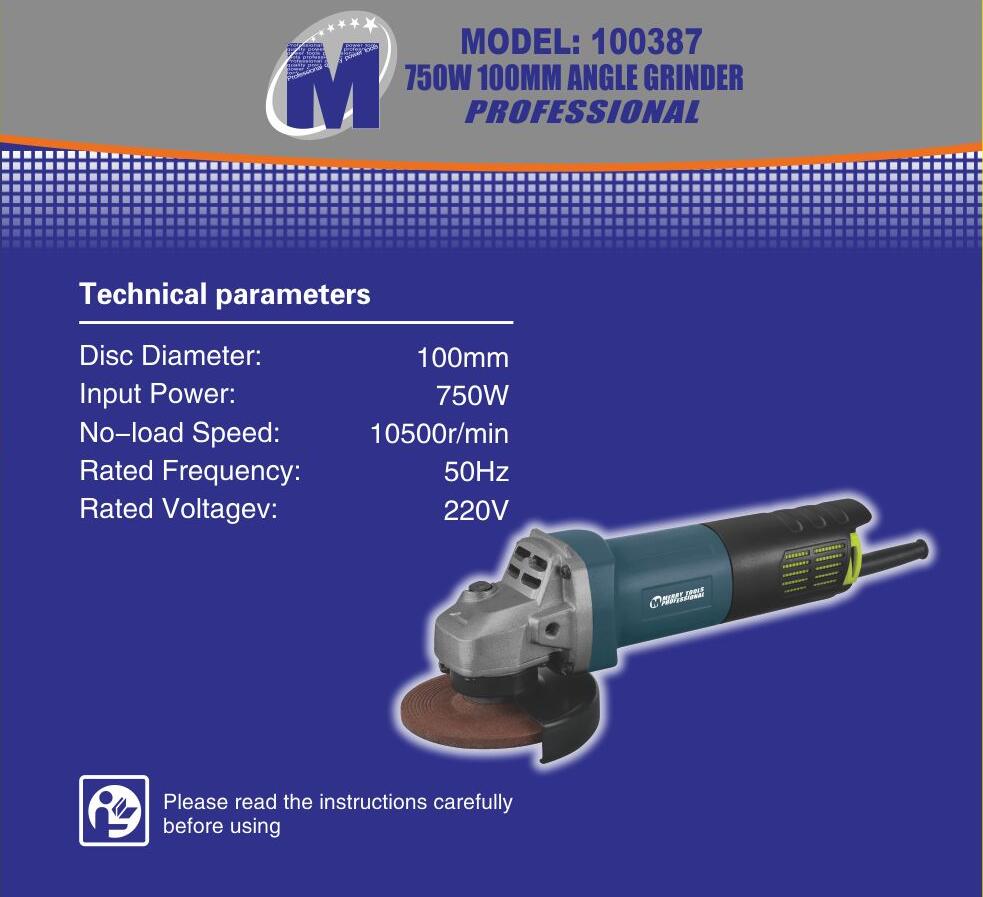 Merry Tools Heavy Duty Angle Grinder 115mm