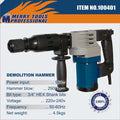 Demolition Hammer 3/4“ 900W