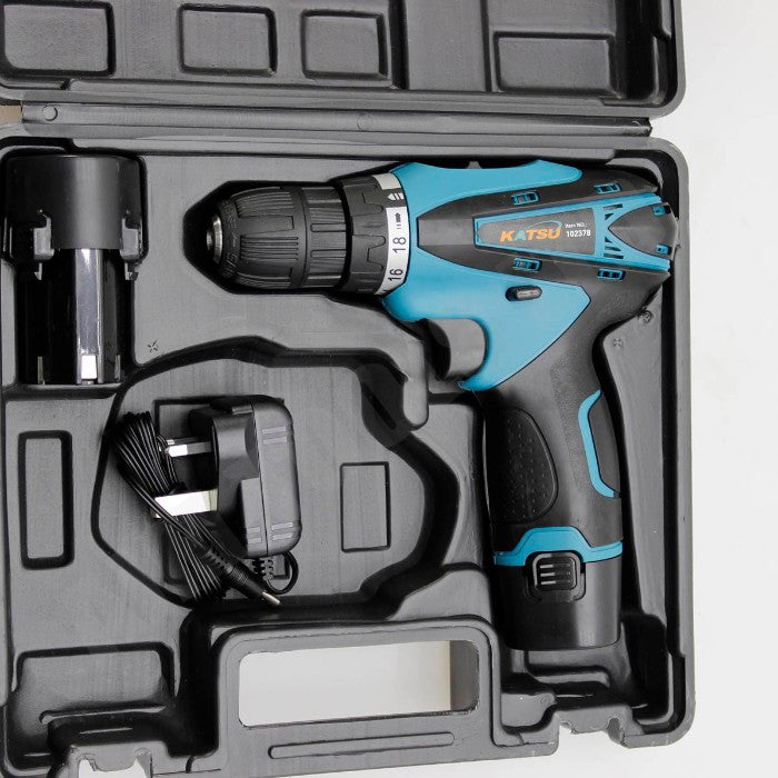 102378 Li-Ion Cordless Drill Katsu 12V مقدح بطارية