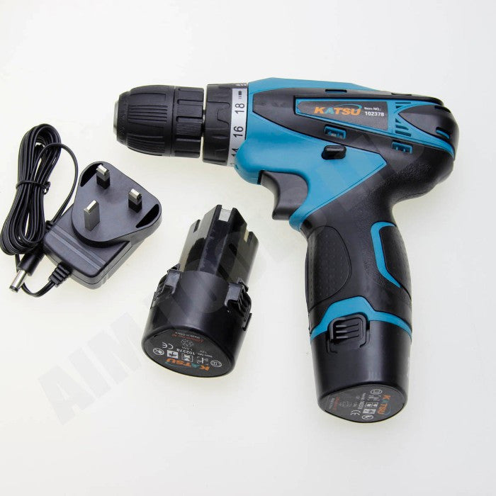 102378 Li-Ion Cordless Drill Katsu 12V مقدح بطارية