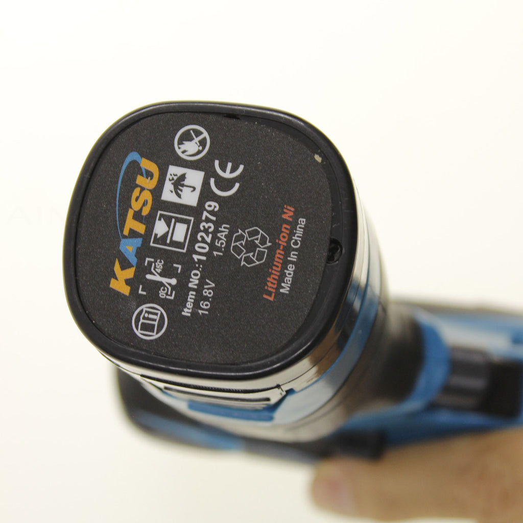 102379 Cordless Drill Katsu 16.8V مقدح بطارية