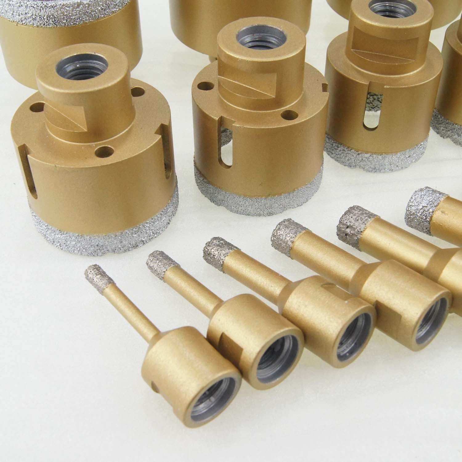 M14 Brozed Diamond Core Bit 6 To 80MM قوارات قدح غرانيت تركيب صاروخ