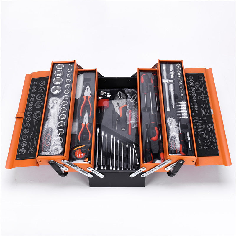 Socket Set 85PCS with Pliers & Spanners in Steel Case