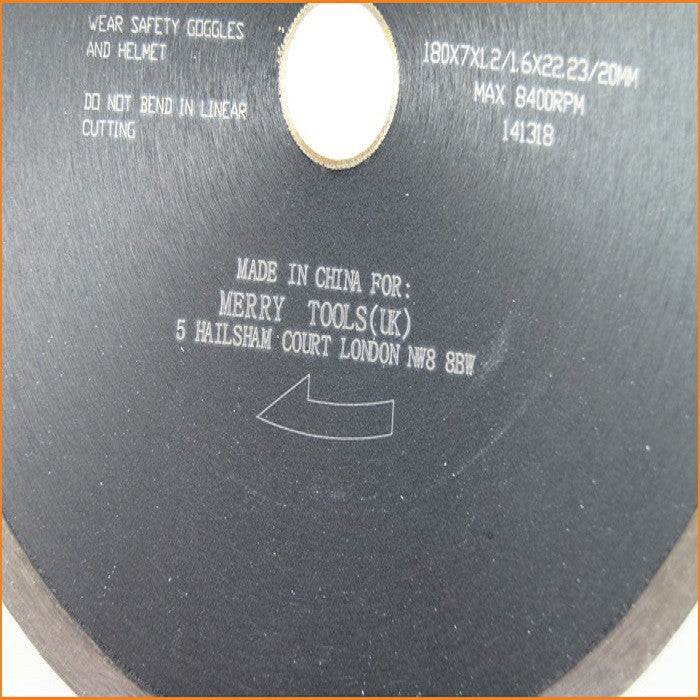 141318 Diamond Disc 180M*22.2M*20M