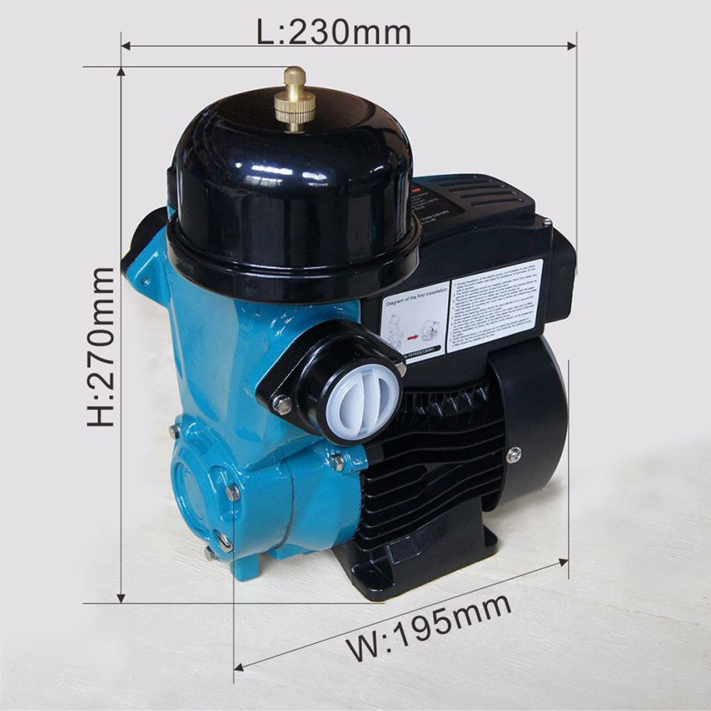 151433 Self Priming Water Booster Pump 130W       طلمبة سحب ذاتي130 واط