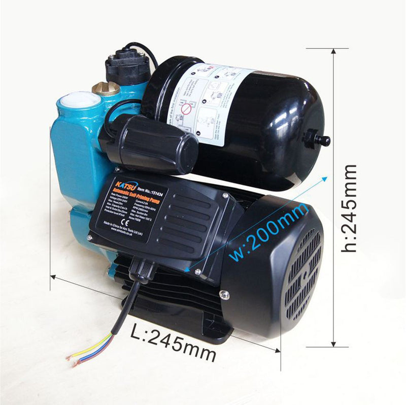 151434 Self Priming Water Booster Pump 200W طلمبة سحب ذاتي 200 واط