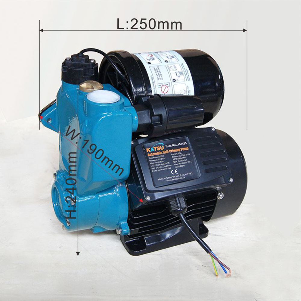 Self Priming Water Booster Pump 300W طلمبة سحب ذاتي 300 واط