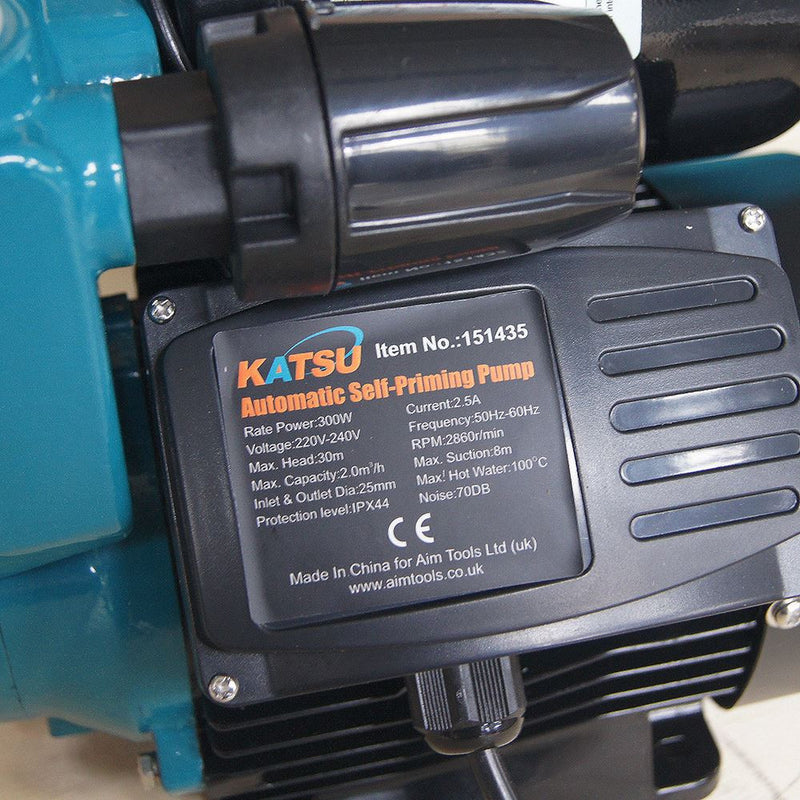 151435 Self Priming Water Booster Pump 300W طلمبة سحب ذاتي 300 واط