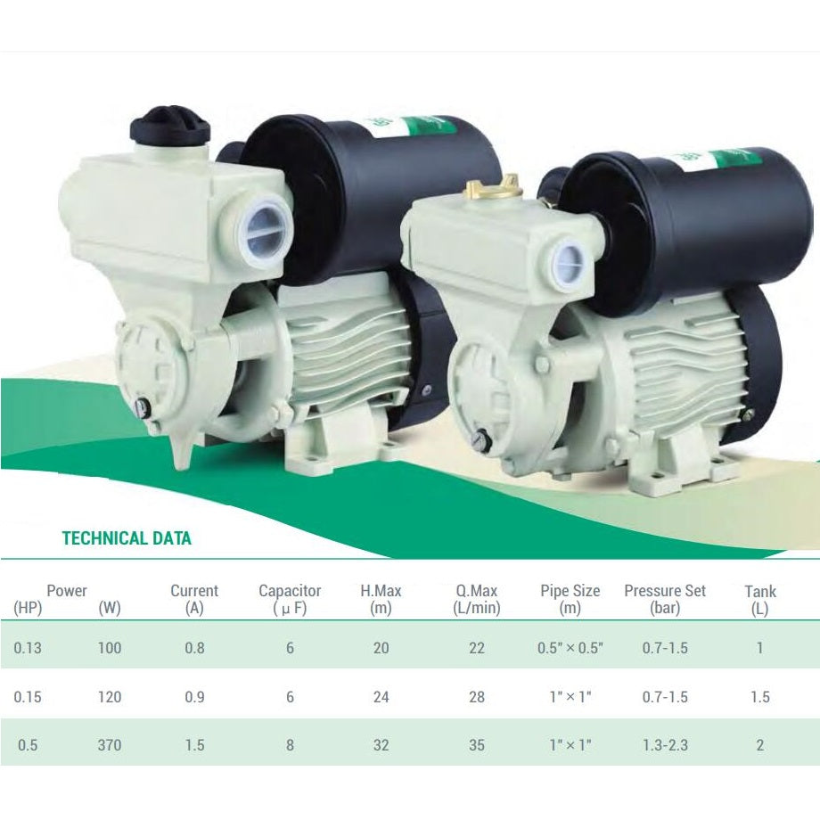 151441 Automatic Booster Water Pump 100~370W