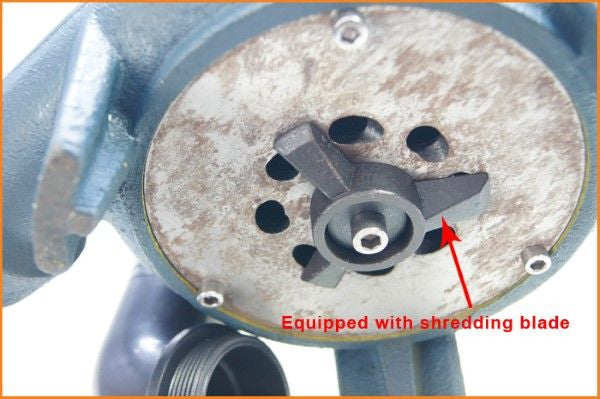 Sewage Water Pump With Cutter 2hp 1300w غاطسة مع فرّامة