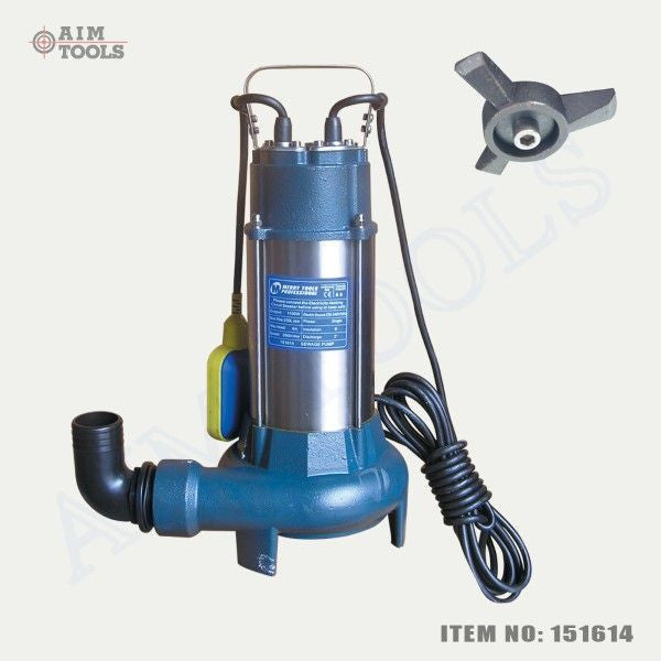 151615 Sewage Water Pump 1300W cutter طلمبة غاطسة ماء مع فرامة