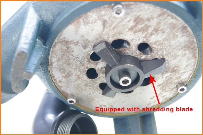Sewage Water Pump 1.5HP 1300W cutter  غاطسة مع فرامة