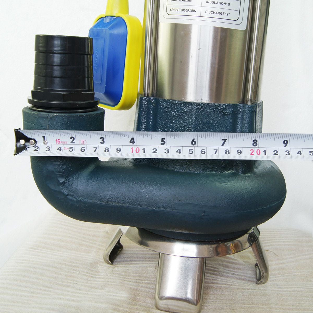 Sewage Water Pumpe 1.5HP 1100W غاطسة مي