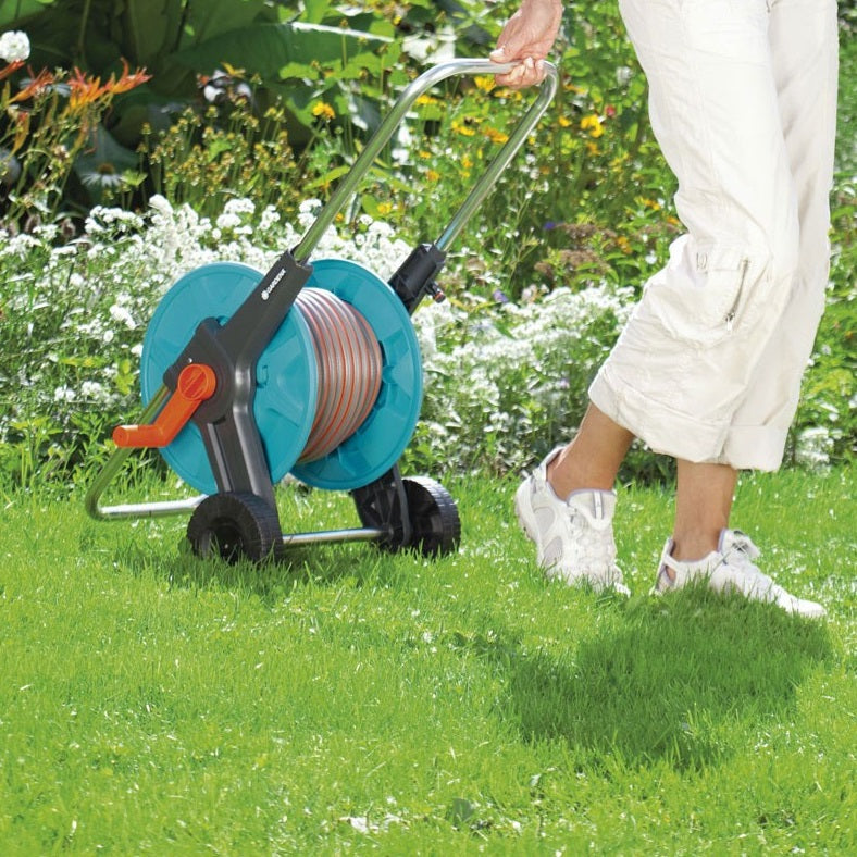 664188 Empty Water Hose Reel With Wheels