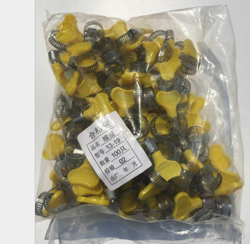 990905 Stainless Steel Hose Clips 13-19mm 100PCs