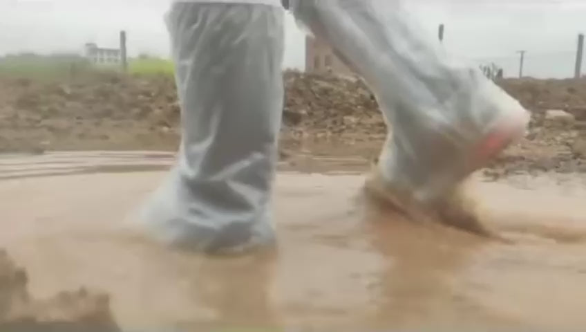 Rainproof Waterproof Shoe Covers Transparent