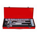 Socket Set 24PCs 1/2" Carbon Steel