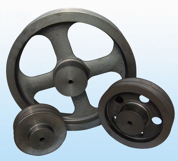 SP990355 Steel Belt Wheel - 3 Grooves-  Closed Center - 17 mm Belt