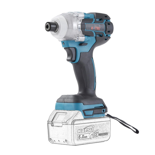 KATSU FIT-BAT 21V Impact Screwdriver Wrench, 1/2 Inch 400Nm Cordless Impact Brushless Motor Without Battery