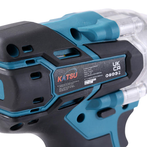 KATSU FIT-BAT 21V Impact Screwdriver Wrench, 1/2 Inch 400Nm Cordless Impact Brushless Motor Without Battery