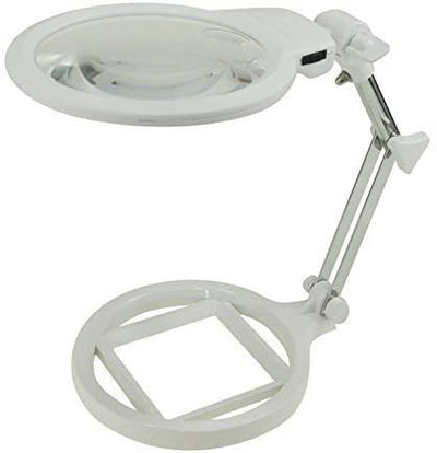 Magnifying Crafts Glass Desk Lamp With With Led Lighting