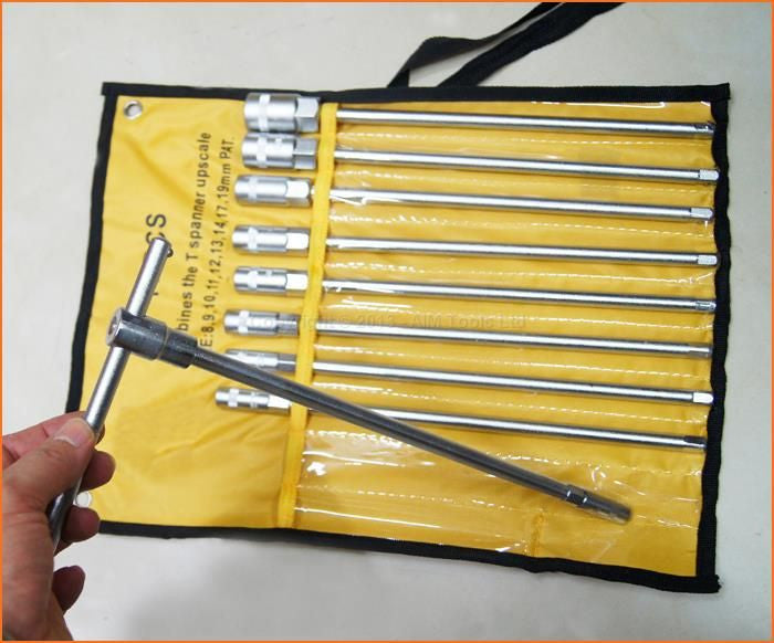 435203 11Pc T Socket Wrench طقم مفتاح T