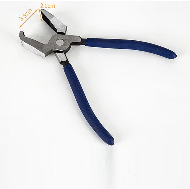 Glass Cutting Running Pliers Bent Head 8"