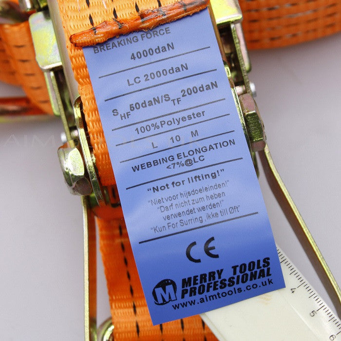 451811A Tie Down Ratchet 10M Proffessional