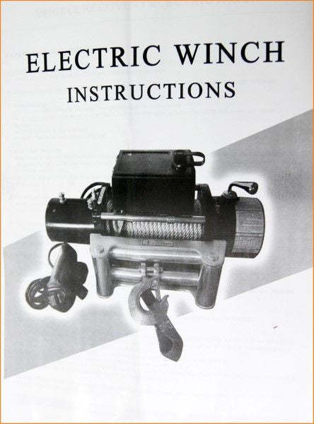 451954 Car Winch S9500 ونش سيارة