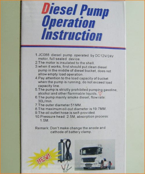 482110 Diesel Transfer Pump 12Volts