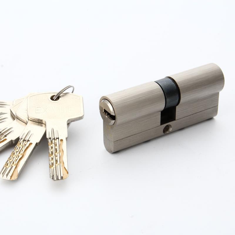 501508 Door Lock Cylinder Computer 5 Keys Copper