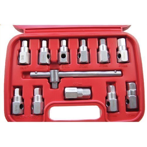 420392 12PC Oil Drain Sump Plug Key Socket Set