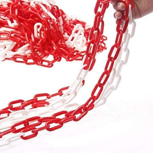 TOPWAY Plastic Chain Barrier 25 Meters 8mm x 25m