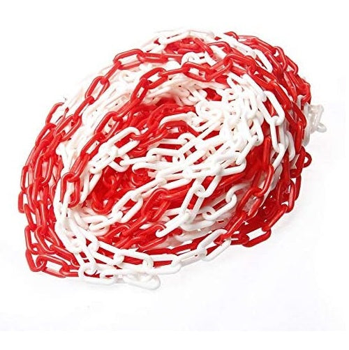 TOPWAY Plastic Chain Barrier 25 Meters 8mm x 25m