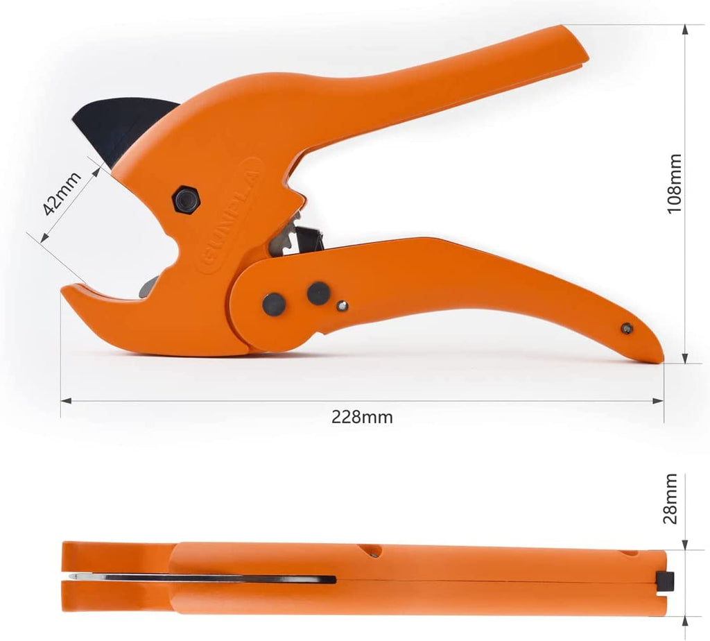 318535 Pex Pipe Cutter 42mm Iron Handle Crbn Blade