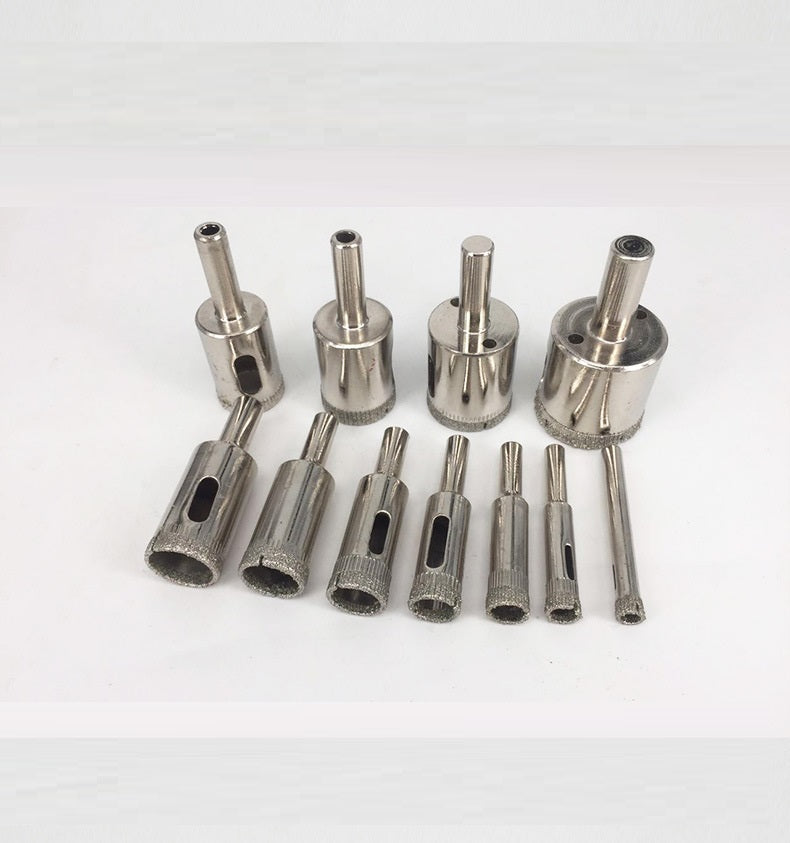 11 PCs Glass Core Bit Set 6 to 30MM