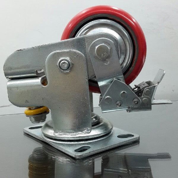 550464 Heavy Duty Wheels with Spring دولاب صناعي مع رصصور