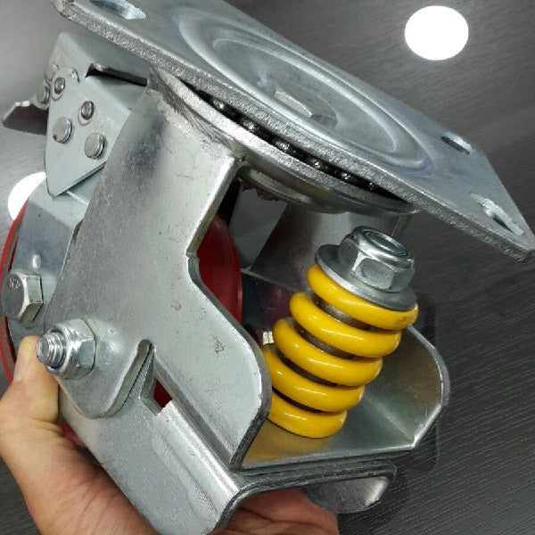 550464 Heavy Duty Wheels with Spring دولاب صناعي مع رصصور