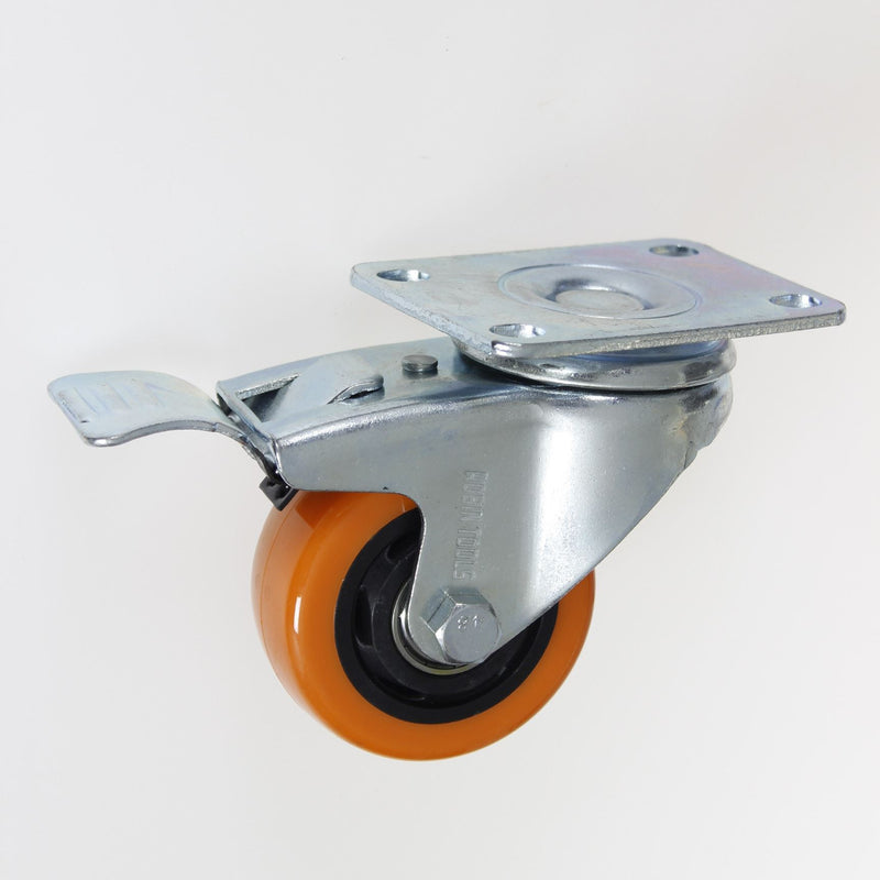 550332A Orange Wheel Swivel Brake