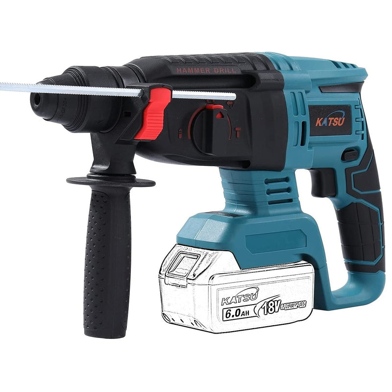 102384 KATSU FIT-BAT 21V Cordless Brushless Motor SDS Rotary Hammer Drill 26mm Without Batteries