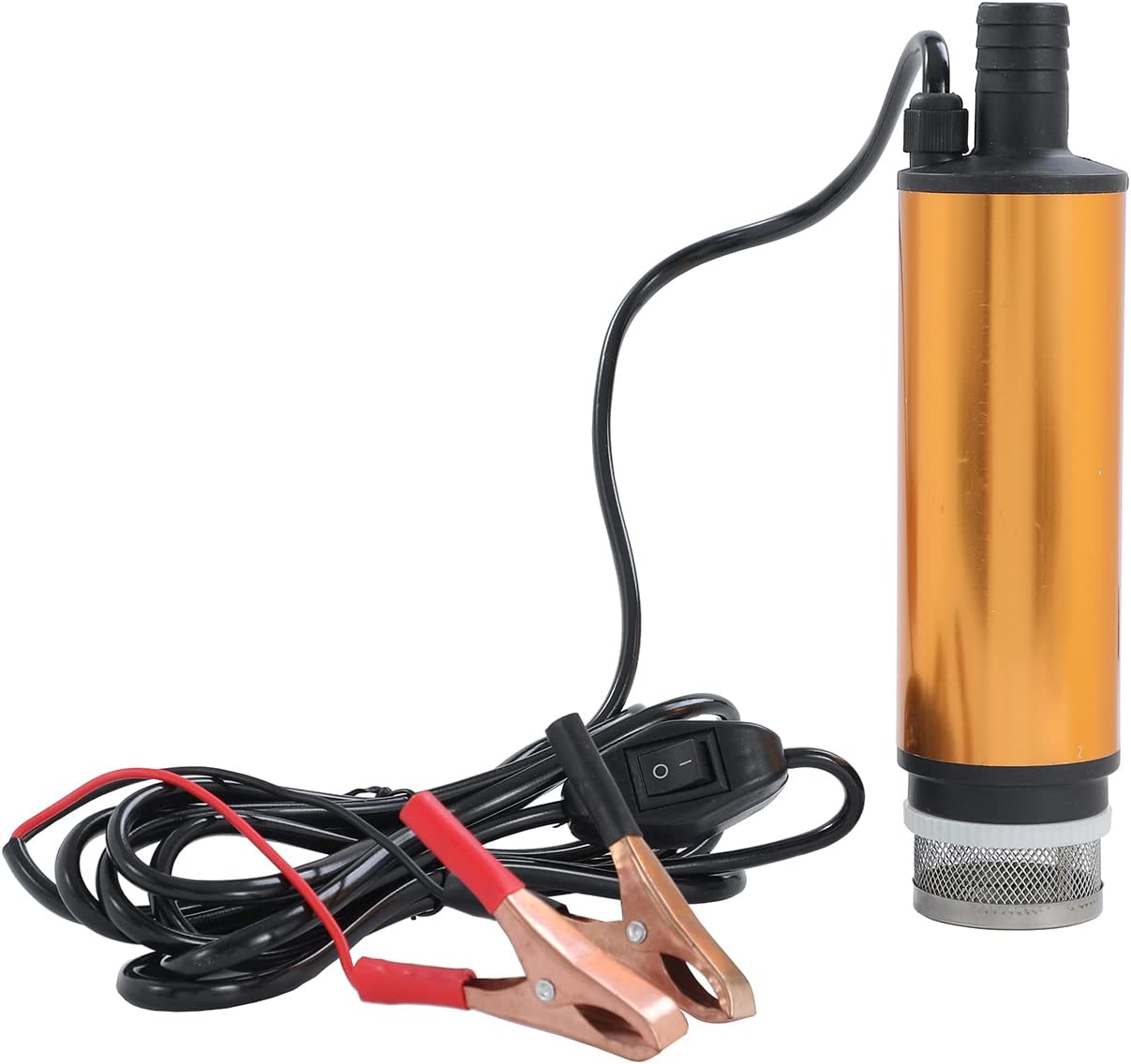 KATSU 12V DC Oil Fuel Diesel Transfer Pump, 51mm Diameter Aluminum Alloy