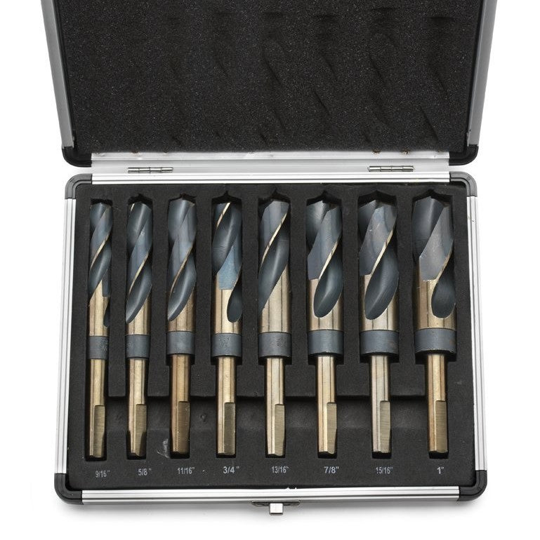 12697005 Reduced Shank Drill Bits Set 8PC 14 to 25mm