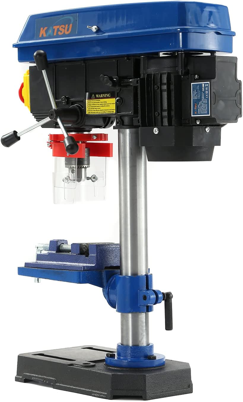 KATSU Bench Drill Press 5 Speed 375W 230V Height Adjustable