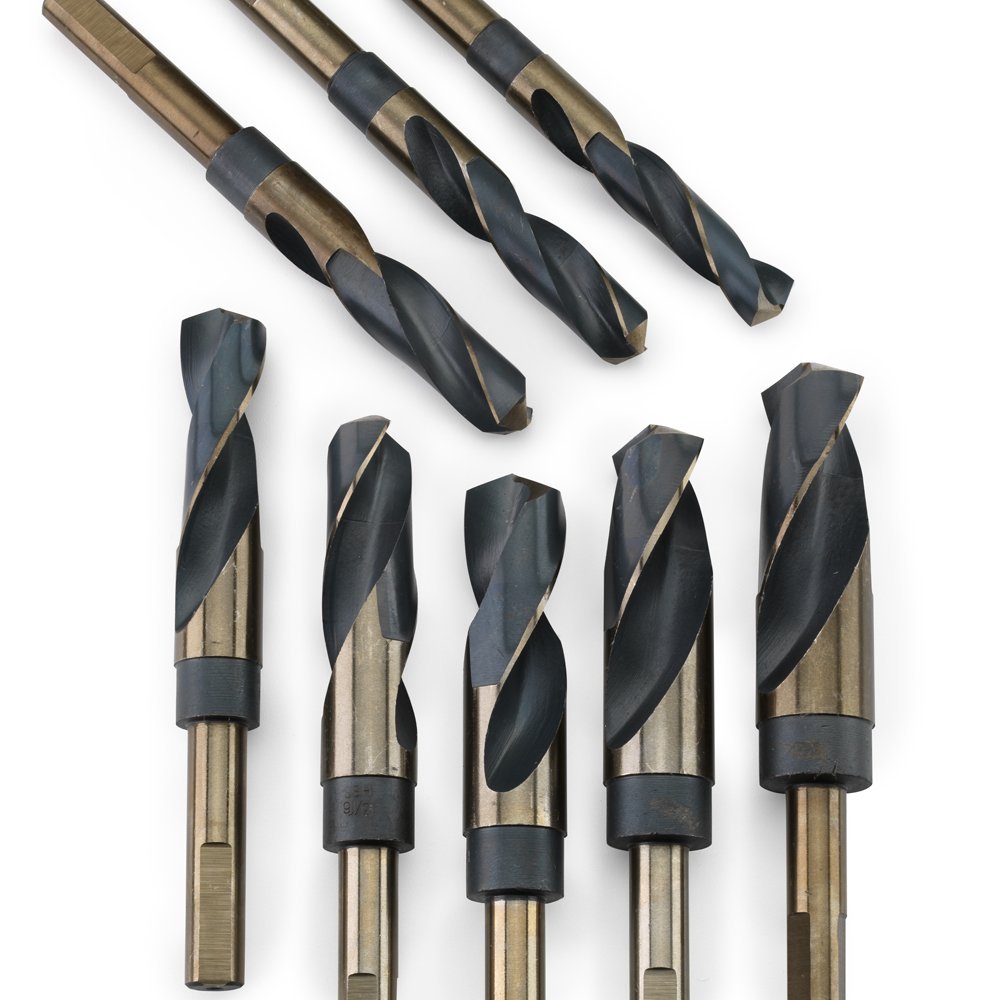 Reduced Shank Drill Bits Set 8PC 14 to 25mm