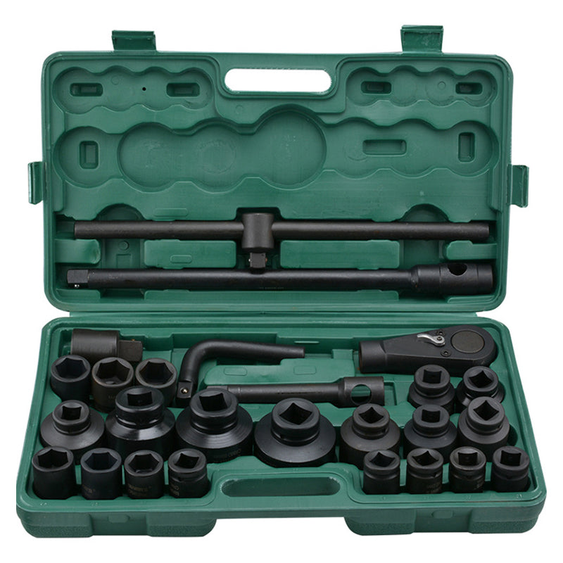 Impact Socket Set 26Pcs 3/4'' Black